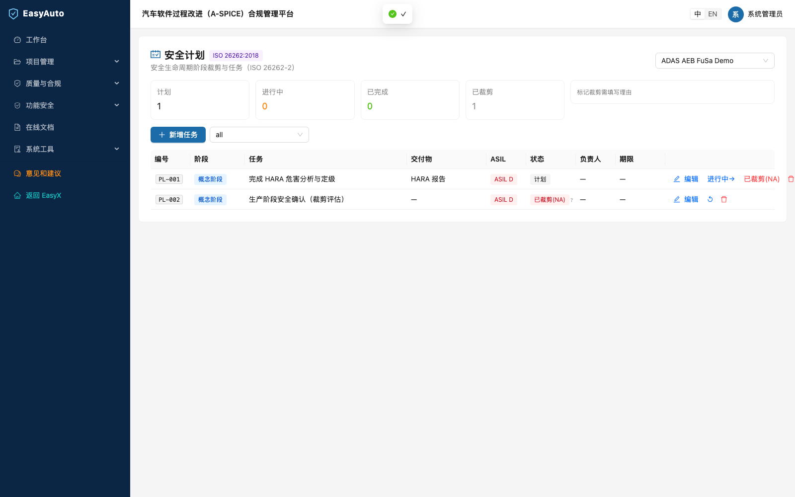安全计划